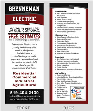 Design de Flyer par Tina pour Brenneman Electric | Design : #2928870