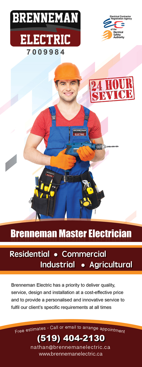Flyer Design by Gamboge Studio for Brenneman Electric | Design #2925402