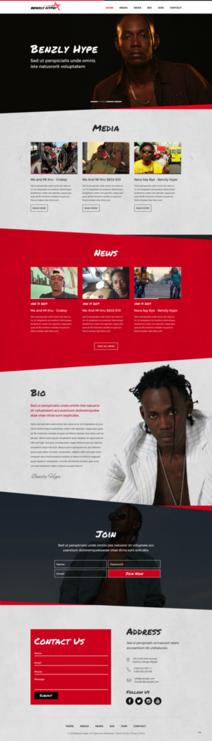 Web Design by pb for this project | Design: #20787725