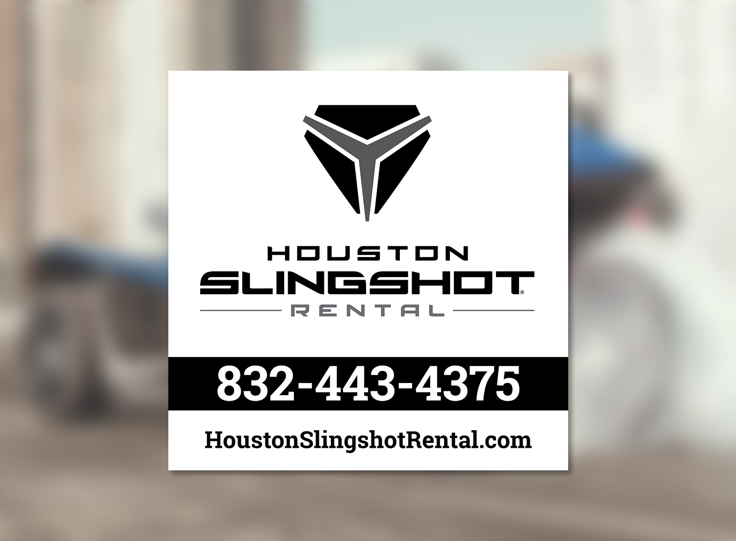 Vector Design by Creative Chamber for Houston Slingshot Rental | Design #20785246
