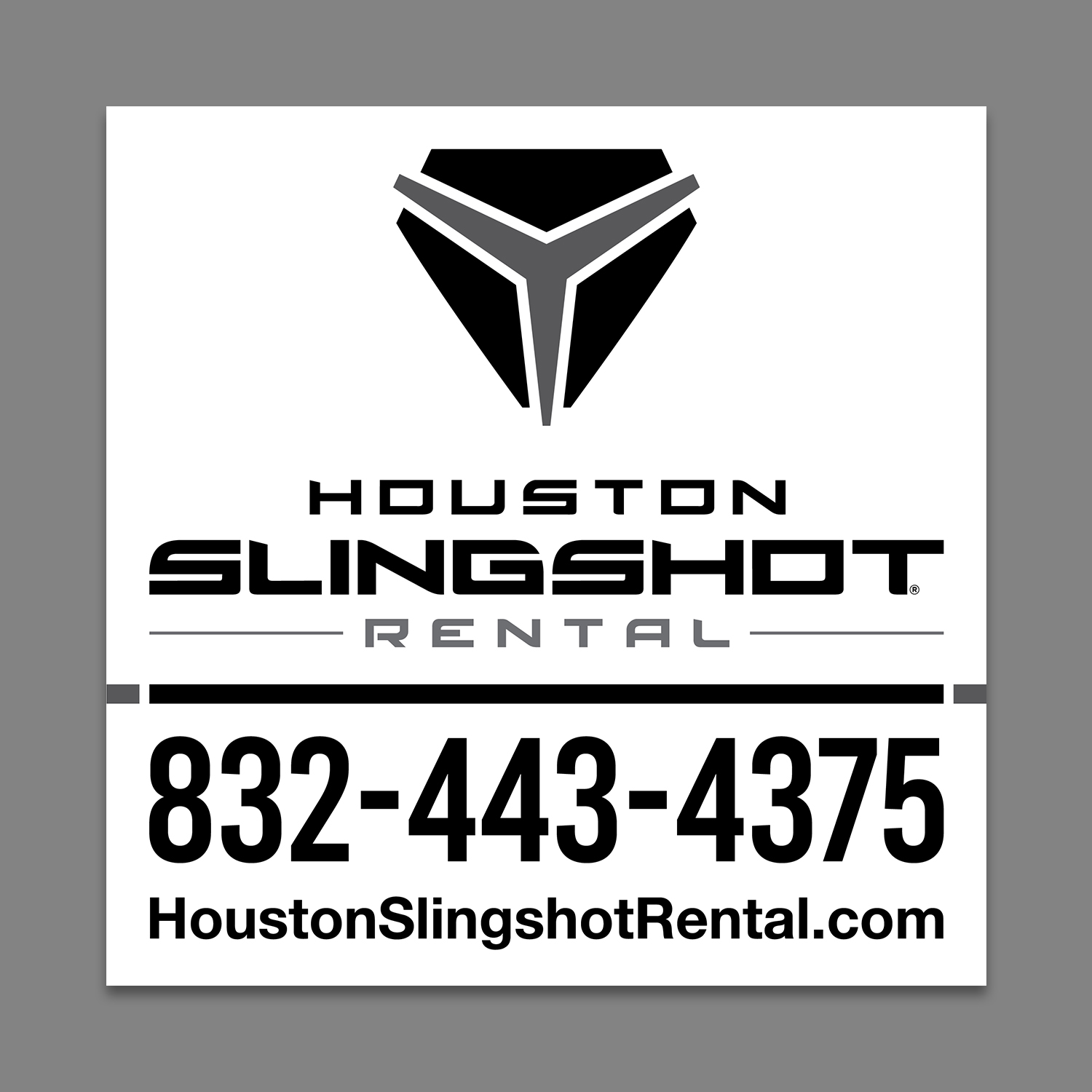 Vector Design by Titan Solbiz for Houston Slingshot Rental | Design #20868402