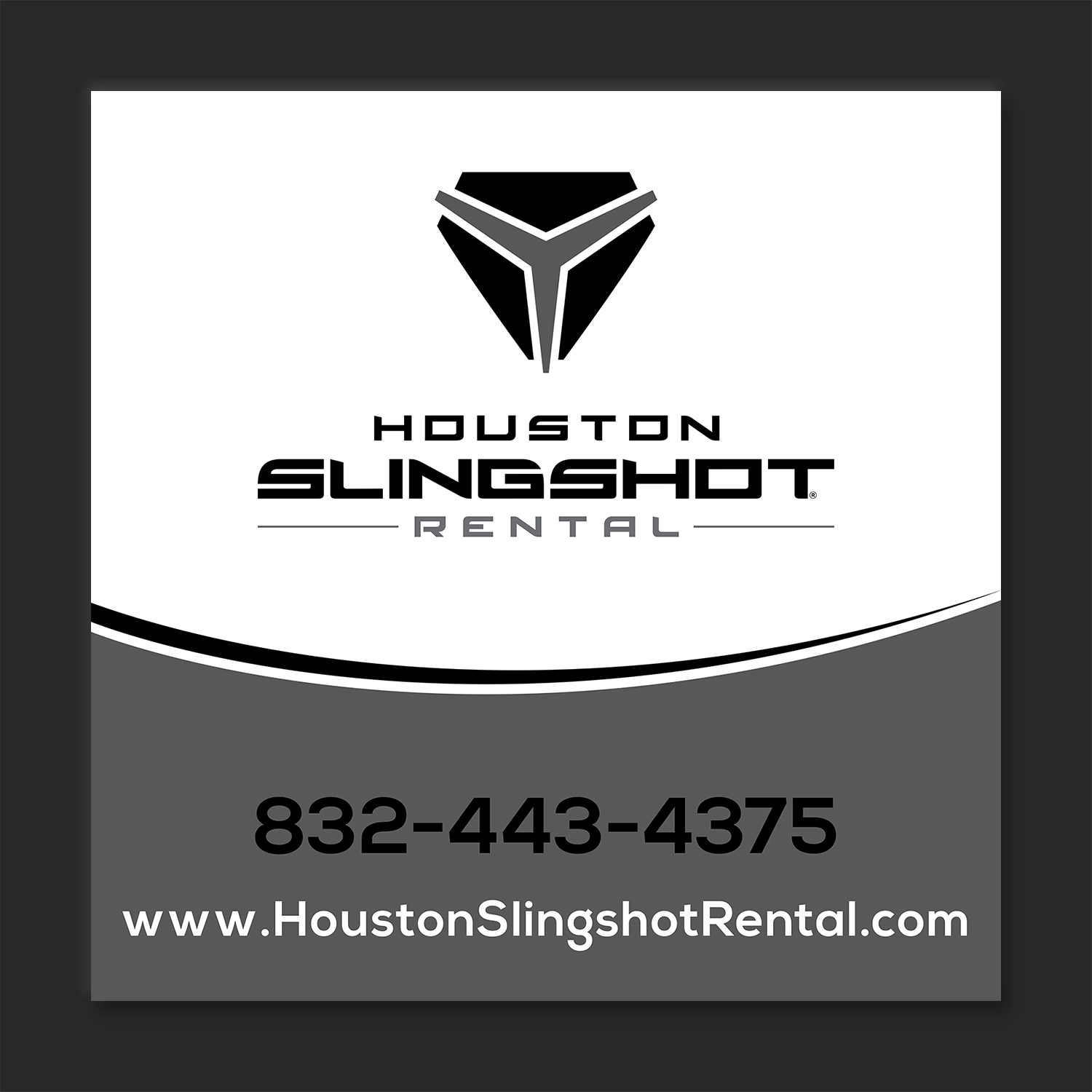 Design Vectoriel par Bold Pixels pour Houston Slingshot Rental | Design #20818289