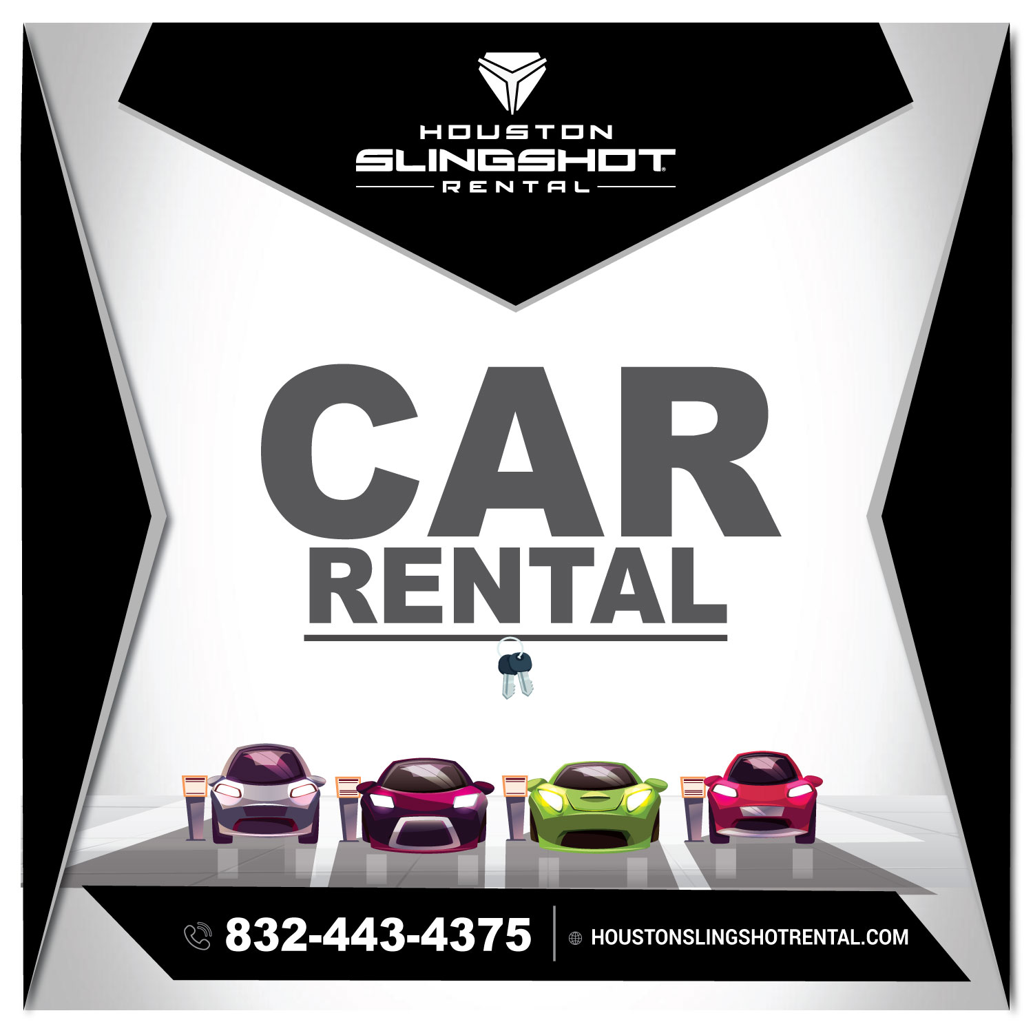 Vector Design by Umair 12 for Houston Slingshot Rental | Design #20789015
