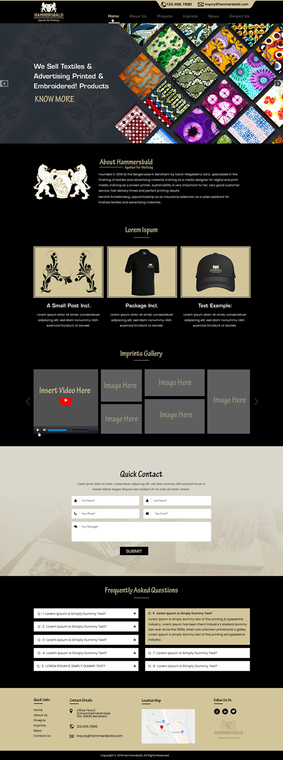 Web-Design von harmi_199 für AS Tragende Ideen GmbH | Design #20852306