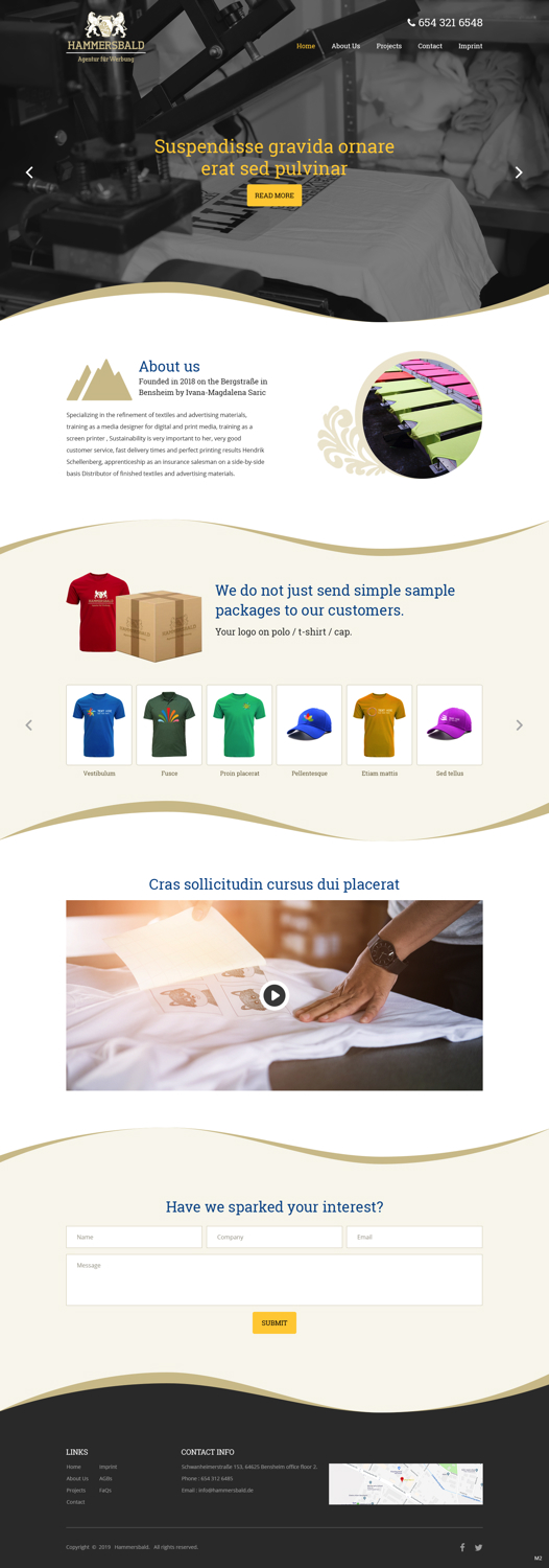 Web-Design von pb für AS Tragende Ideen GmbH | Design #20787817
