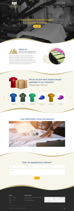 Web-Design von pb für AS Tragende Ideen GmbH | Design: #20787817