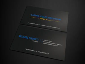 Liquid Solid Solution Service LLC | Business Card Design by Tripti Ranjan Gain