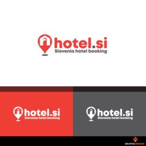 hotel.si  | Logo Design by Graphic Bricks