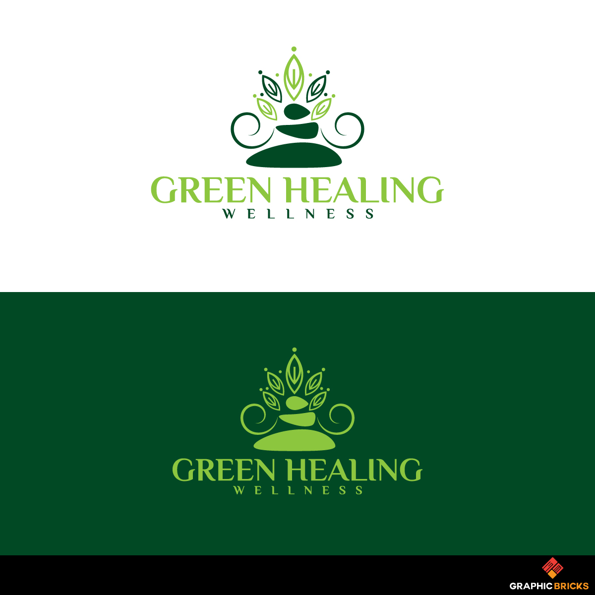 Logo Design by Graphic Bricks for Green Healing Inc | Design #20783796