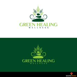 Green Healing Wellness | Logo Design by Graphic Bricks