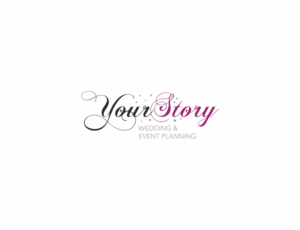 Your Story Wedding & Event Planning  - with 'Your Story' as the prominent part and 'Wedding & Event Planning' as the secondary | Logo Design by MOH Studio