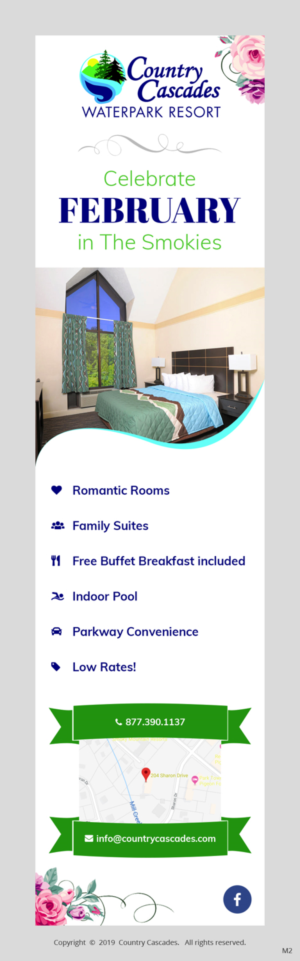E-Mail Marketing-Design von pb für Smoky Mountain Resorts | Design: #20796542