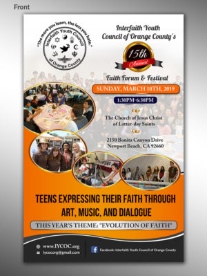 15th Annual Faith Forum & Festival | Flyer Design by innovative earth