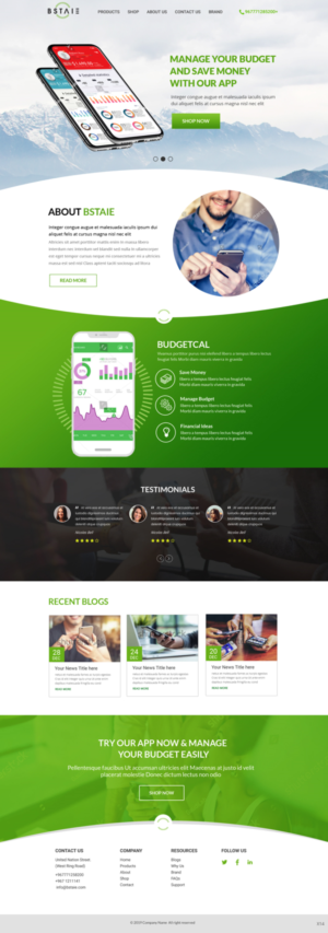 Web Design by pb for To co. | Design: #20796515