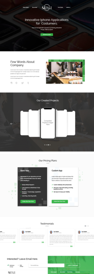Web Design by TMockusBusiness