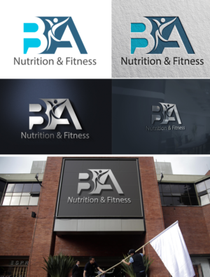 BA Nutrition & Fitness   need a logo design  | Diseño Gráfico por YERR®