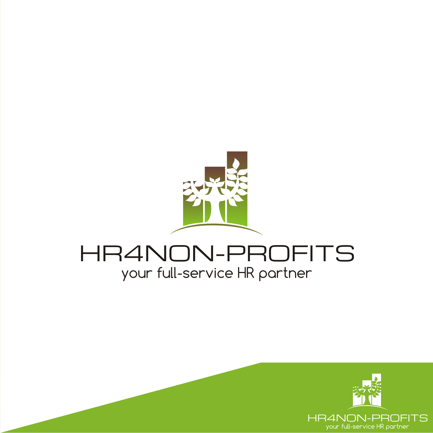 Logo-Design von T I K H E - L M W für HR4non-profits | Design #20783091