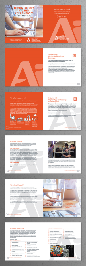 Corporate flyer introducing a brand new technology apprenticeship program in Australia! | Diseño de Flyer por andrew3344