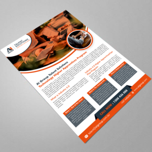 Corporate flyer introducing a brand new technology apprenticeship program in Australia! | Design de Flyer par ecorokerz