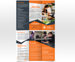 Corporate flyer introducing a brand new technology apprenticeship program in Australia! | Diseño de Flyer por Luniere Designs