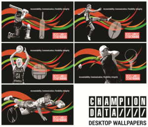 Champion Data Desktop Wallpapers | Graphic Design by PAS-CREATIVE