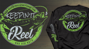 T-Shirt-Design von db1404 für Keepin it reel sportfishing | Design: #20798134