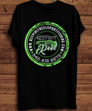 T-shirt Design by creative gravity for Keepin it reel sportfishing | Design #20792031