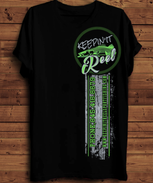 A catchy sweat shirt design for a fishing company | T-shirt Design by creative gravity