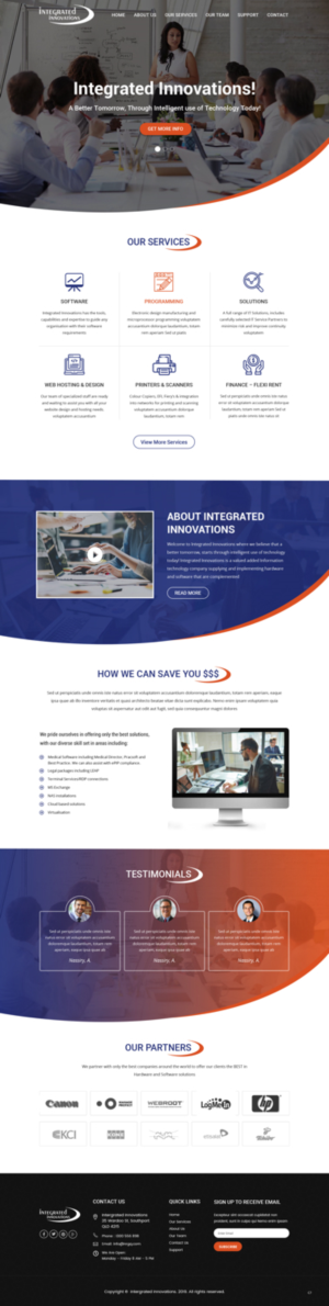 Web Design by pb for this project | Design: #20796444