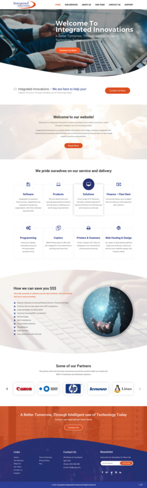 Web Design by pb for this project | Design: #20796449