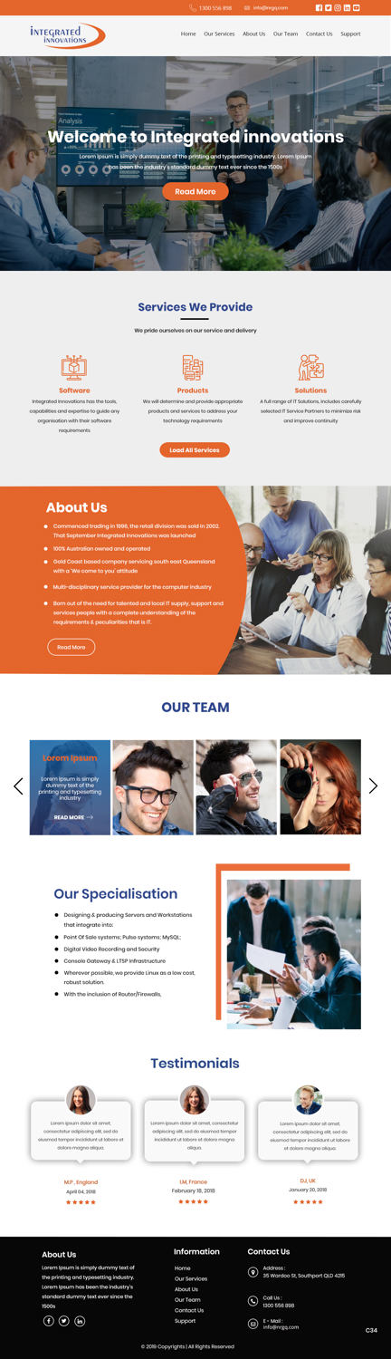 Web Design by pb for this project | Design #20796459