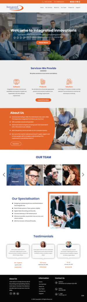 Web Design by pb for this project | Design: #20796459