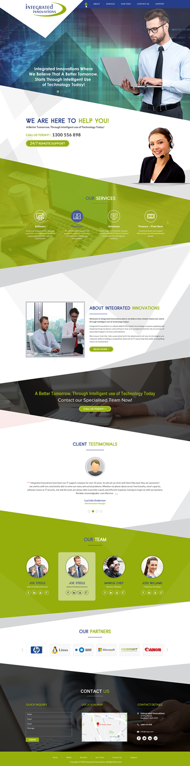 Web-Design von Infinitive Technology für dieses Projekt | Design #20828177