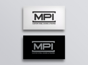MPI (main part of logo) with our full name somewhere The MPI Group, LLC. Not necessary to include but our tag line is  Custom Steel Doors & Frames. | Logo Design by Djamdesign