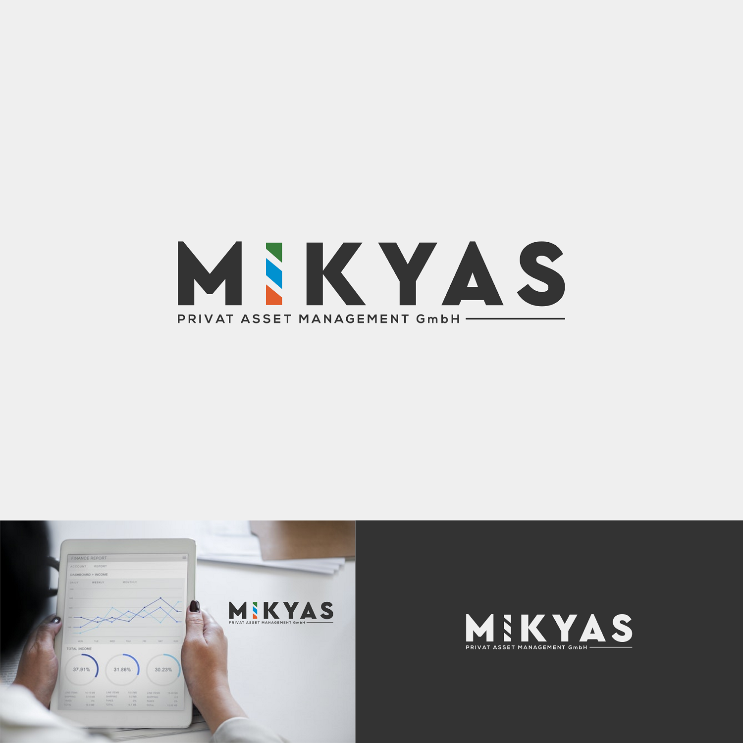 Logo Design by zatsukiki for Mikyas Holding GmbH | Design #20836638