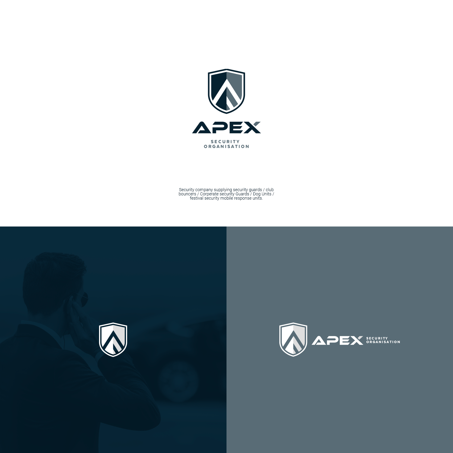 Logo Design by Felipe Moura for Apex Security | Design #20841634