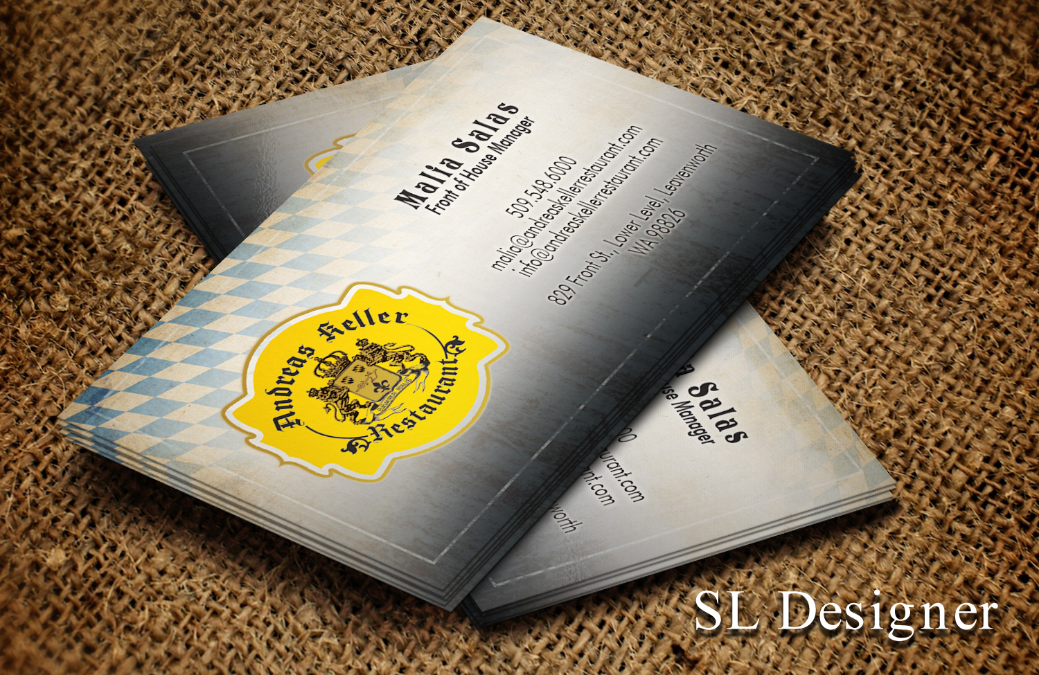 Business Card Design by SL Designer for this project | Design #20794679