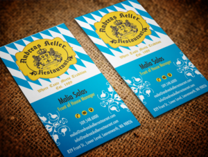 Restaurant Business Card Template | Diseño de Tarjeta de Presentación por haru_ichiban