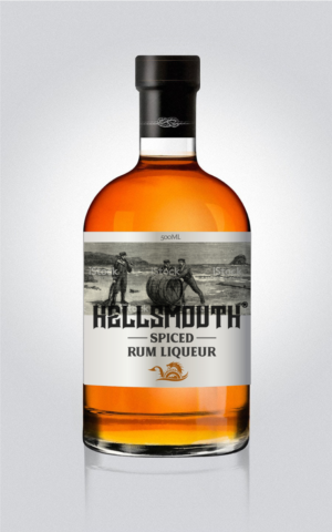 Hellsmouth Rum Liqueur Bottle Label | Label Design by Milos Jovic