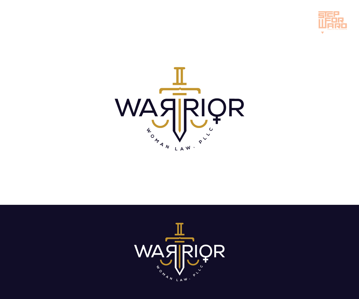 Logo-Design von step forward 2 für Warrior Woman Law, PLLC | Design #20801025