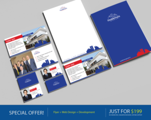 Business card, postcard, pocket folder | Schreibwaren-Design von coo.lt