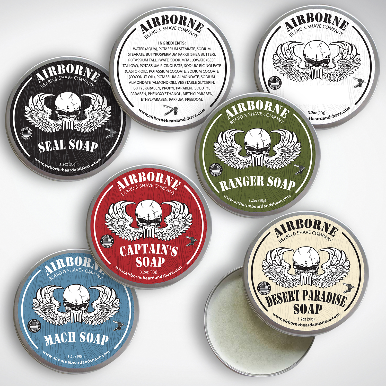 Label Design by tuan1968 for Airborne Beard and Shaving | Design #20834014