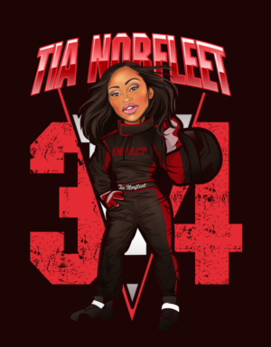 Tia Norfleet | Diseño de Camiseta por MissJo Designs