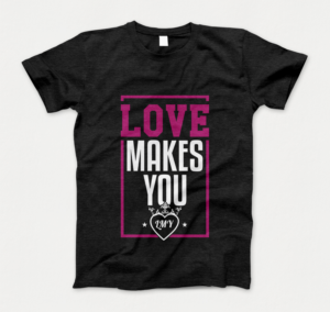 Love Makes You T-Shirt Company | Diseño de Camiseta por Barney Stinson