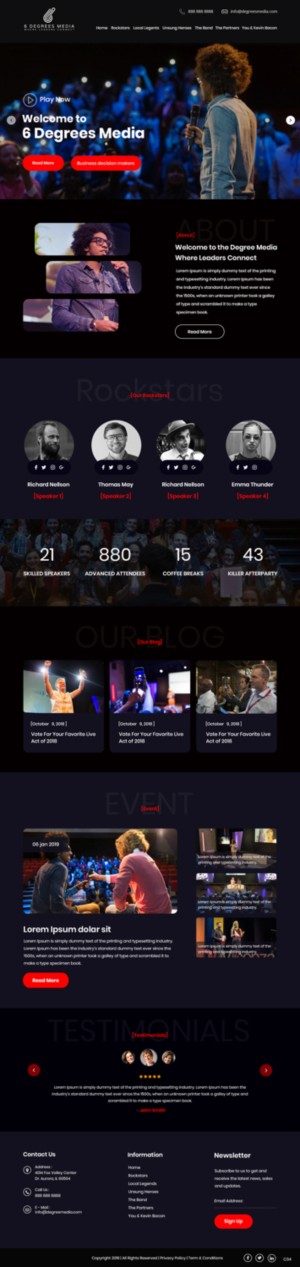 Web Design by pb for this project | Design: #20805430