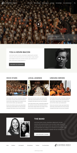 Create the BEST and COOLEST website for events and media company! | Web Design by SAC-D