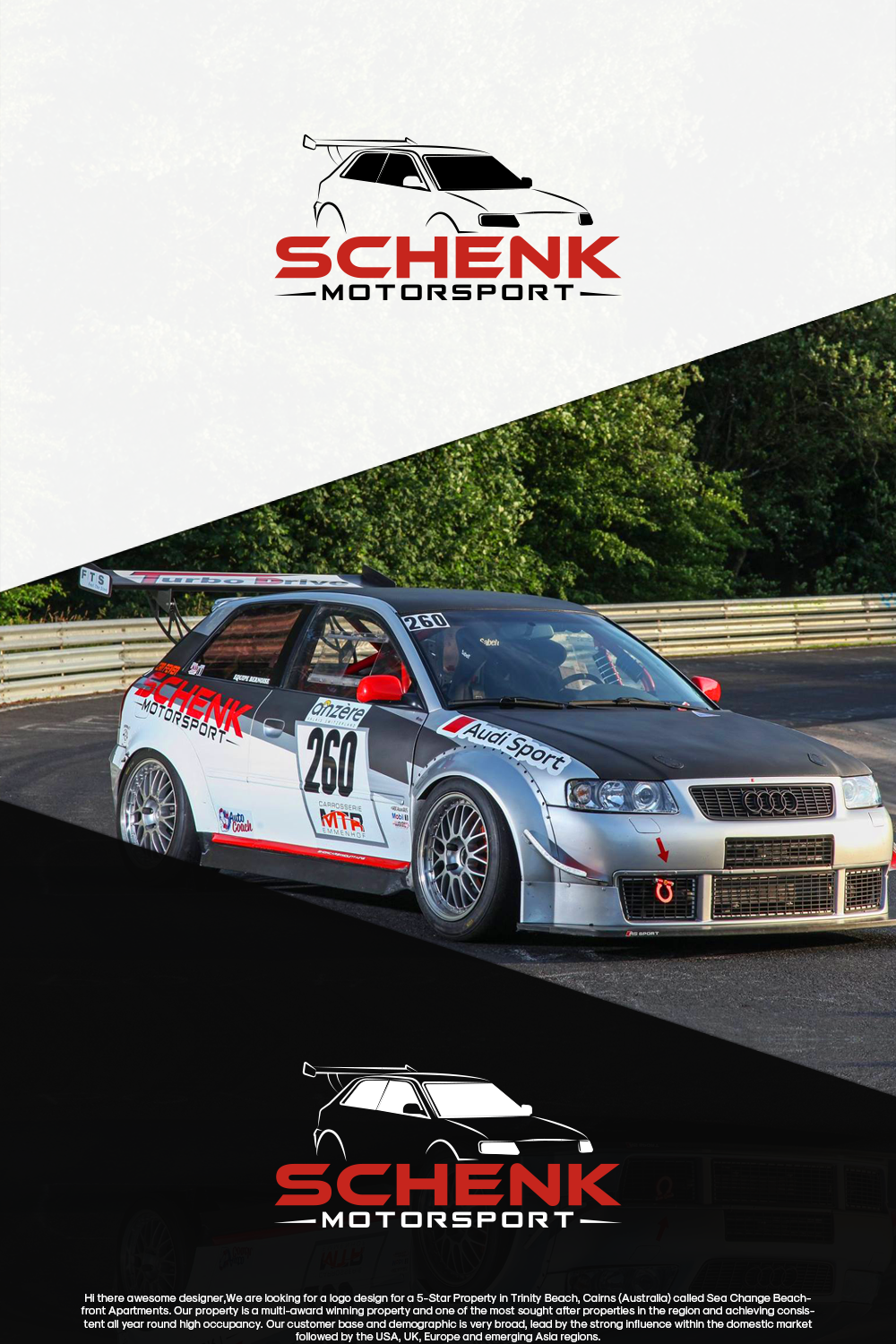Logo Design by GBDESIGN for Schenk Motorsport | Design #20864873