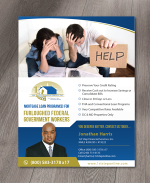 Flyer Design by alex989 for 1st Step Financial Services, Inc. | Design: #20801799