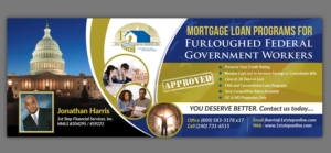 Mortgage Loan Program(s) for Furloughed Federal Government Workers | Flyer Design by innovative earth