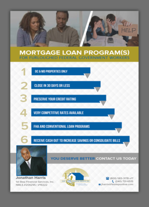 Flyer Design by SAI DESIGNS for 1st Step Financial Services, Inc. | Design: #20806003